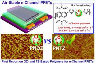 五元杂环类n-型聚合物半导体材料