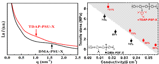 高温聚合物电解质膜的微观相分离结构设计与性能调控